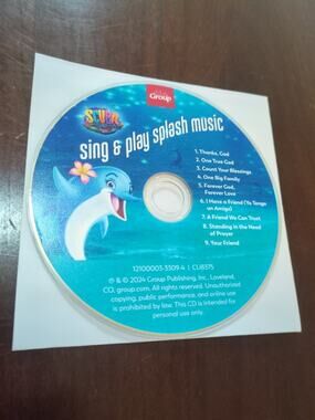 CD Sing & Play Splash Music: SCUBA - (2024 Group Publishing) disc only